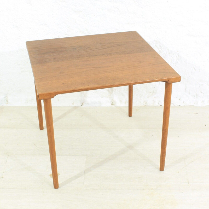 Tavolino vintage in teak di Hvidt e Nielsen per France et Son, Danimarca 1960