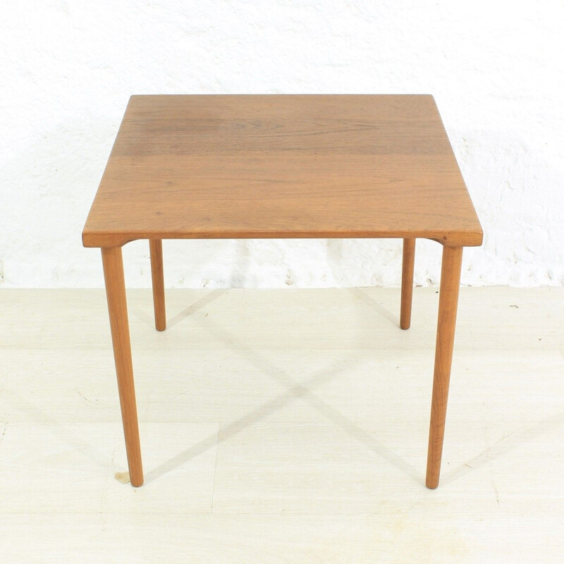 Vintage teak side table by Hvidt and Nielsen for France et Son, Denmark 1960