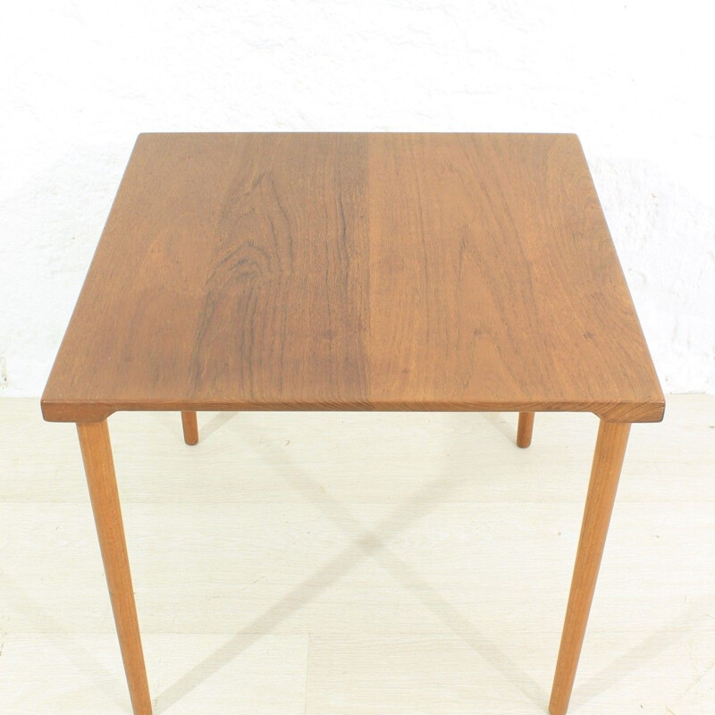 Vintage teak side table by Hvidt and Nielsen for France et Son, Denmark 1960