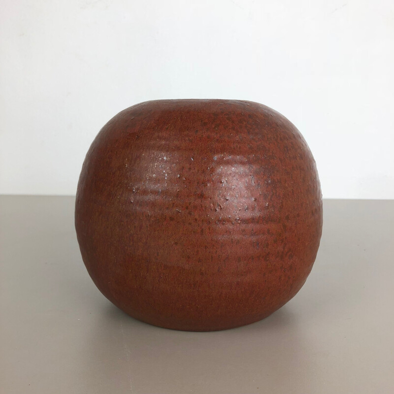 Vase vintage d'atelier en céramique de Piet Knepper pour Mobach, Pays-Bas 1960