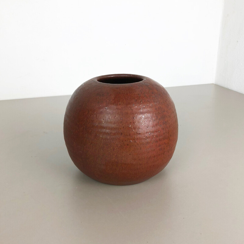 Vase vintage d'atelier en céramique de Piet Knepper pour Mobach, Pays-Bas 1960