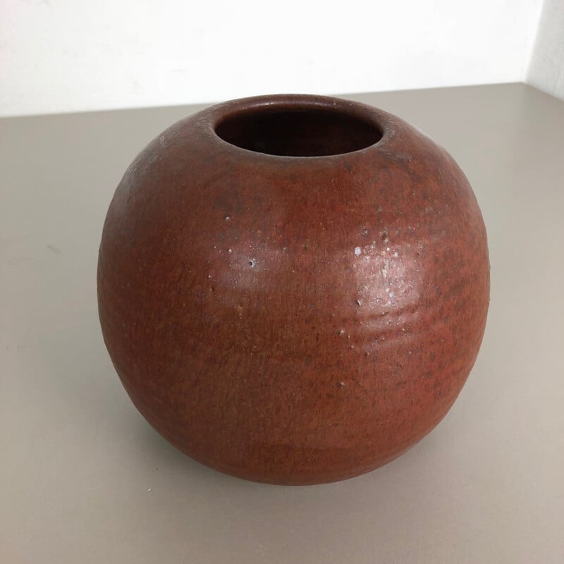 Vase vintage d'atelier en céramique de Piet Knepper pour Mobach, Pays-Bas 1960