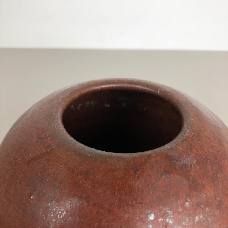 Vintage vaso de cerâmica da oficina de Piet Knepper para Mobach, Holanda 1960