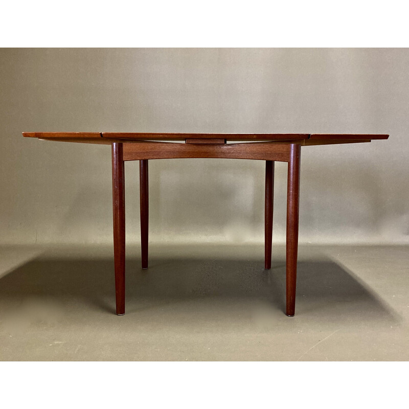 Vintage extensible vintage high table Scandinavian 1950s