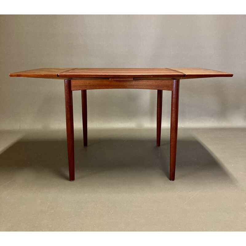 Vintage extensible vintage high table Scandinavian 1950s