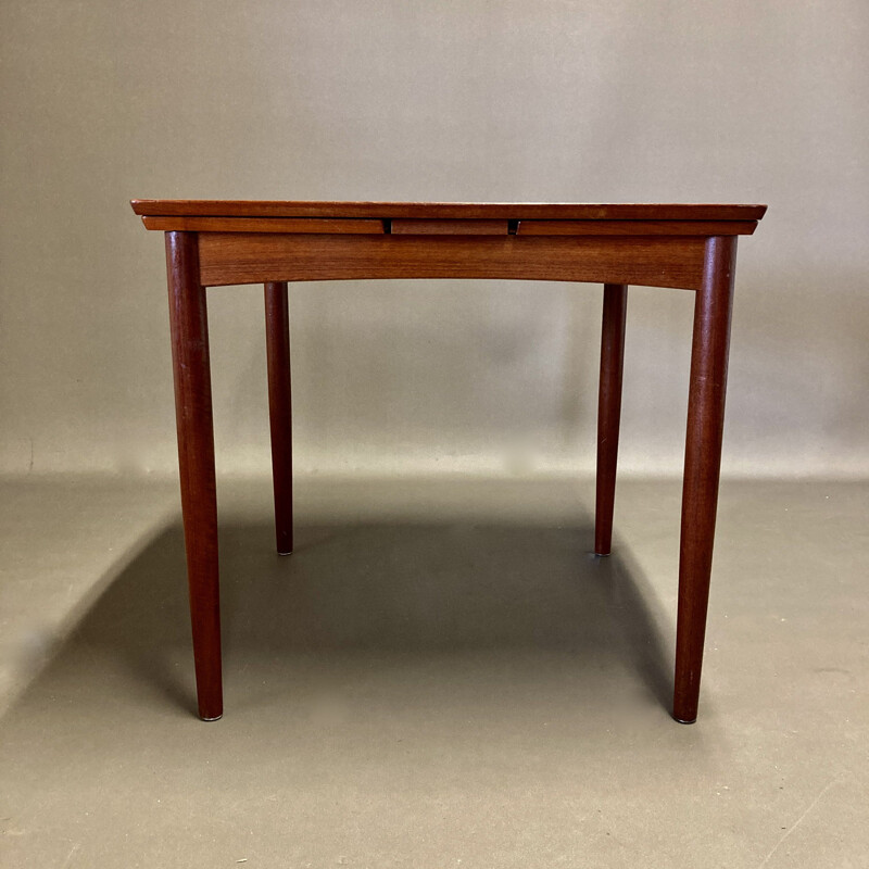 Vintage extensible vintage high table Scandinavian 1950s