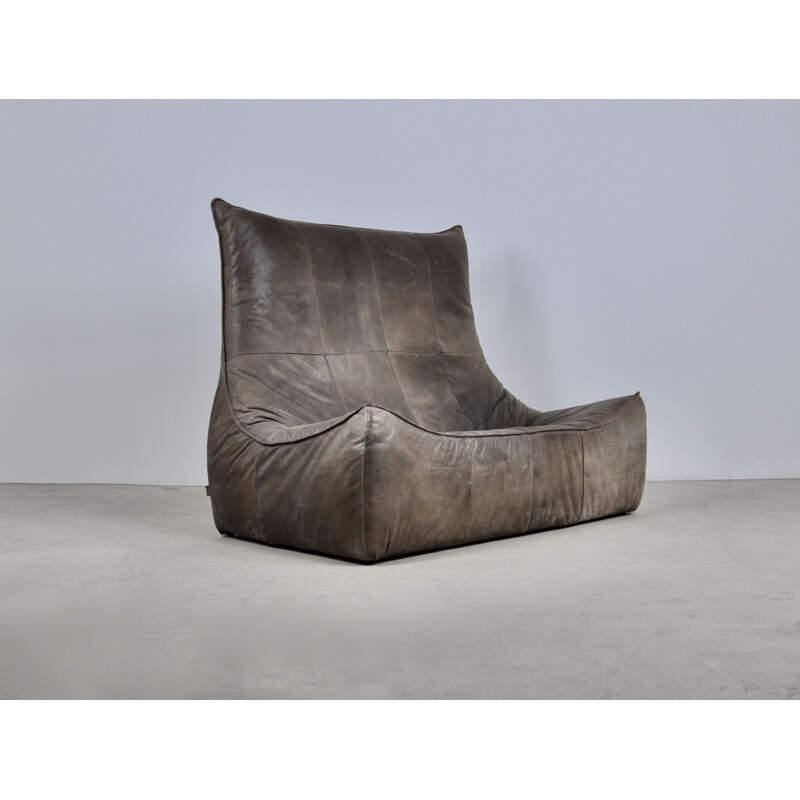 Canapé vintage en cuir de Gerard van den Berg pour Montis 1970