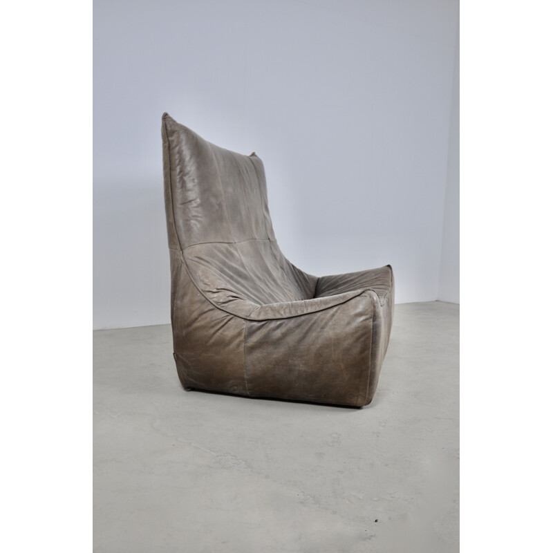 Vintage The Rock Leather Sofa by Gerard van den Berg for Montis 1970s