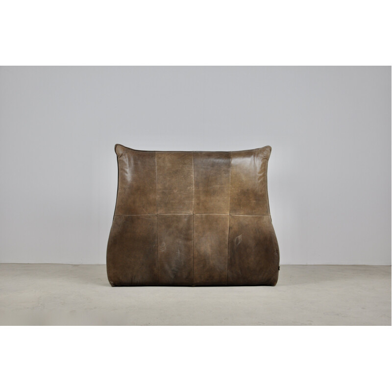 Vintage The Rock Leather Sofa by Gerard van den Berg for Montis 1970s