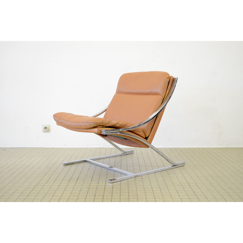 Vintage Strässle International Zeta lounge chair by Paul Tuttle 1968s