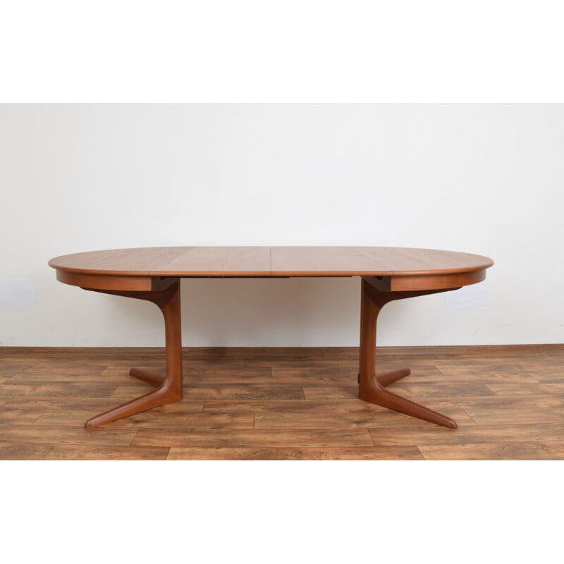 Mid-Century Teak Extendable Dining Table Danish 1960s