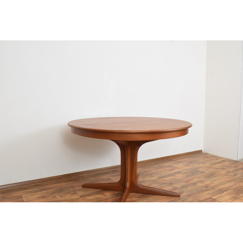 Mid-Century Teak Extendable Dining Table Danish 1960s