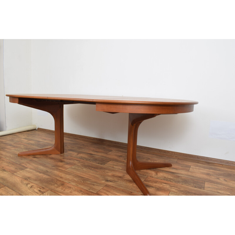 Mid-Century Teak Extendable Dining Table Danish 1960s