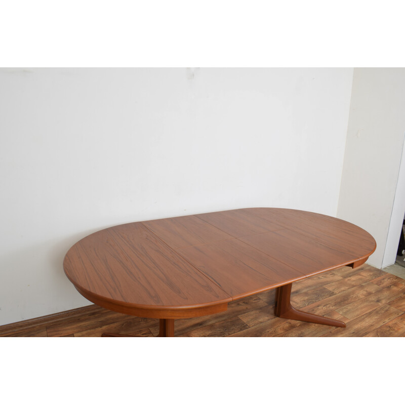 Mid-Century Teak Extendable Dining Table Danish 1960s