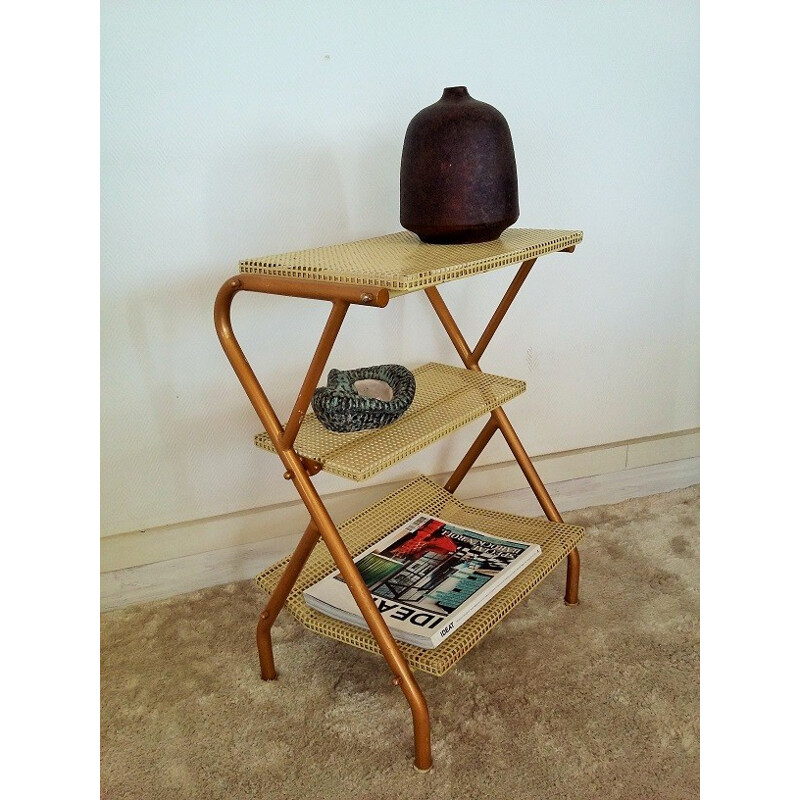 Mid-century side table in metal - 1960s