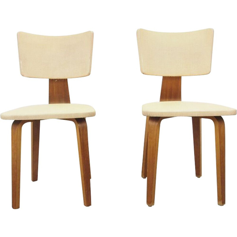 Pair of Mid century chairs by Cor Alons for Gouda De Boer