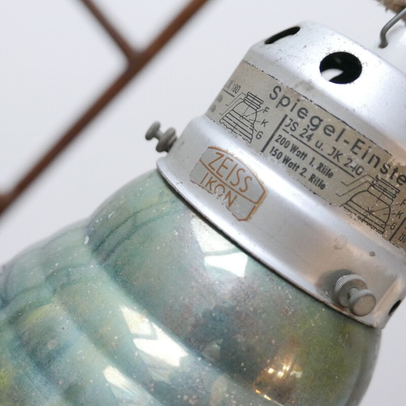 Set di 6 sospensioni vintage in vetro di mercurio Zeiss Ikon