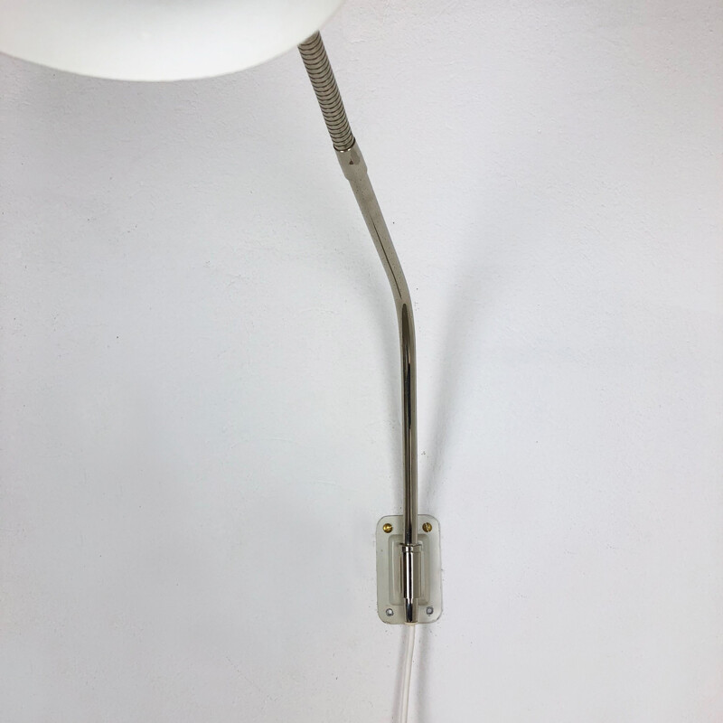 Vintage metal wall lamp by Kaiser Leuchten, Germany 1960