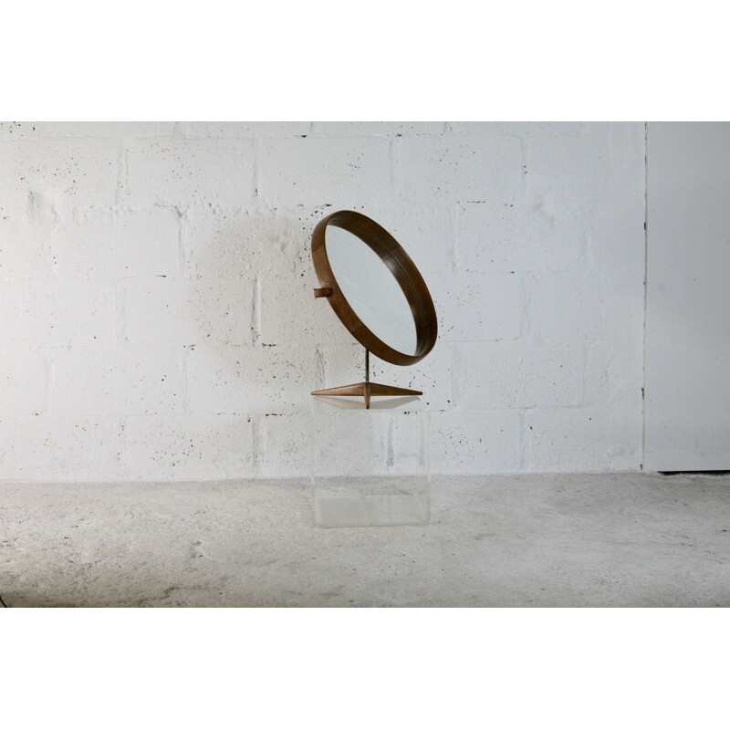 Vintage mirror "Luxus" by Uno and Osten Kristiansson, Sweden 1960