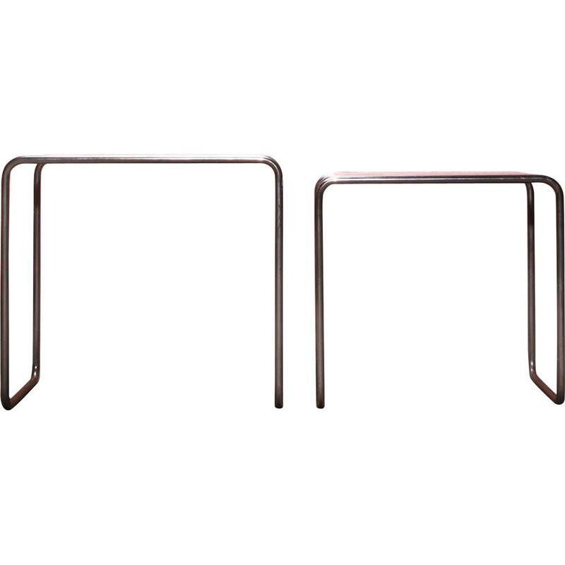 Pair of vintage arcel Breuer Bauhaus Original Side Tables B9