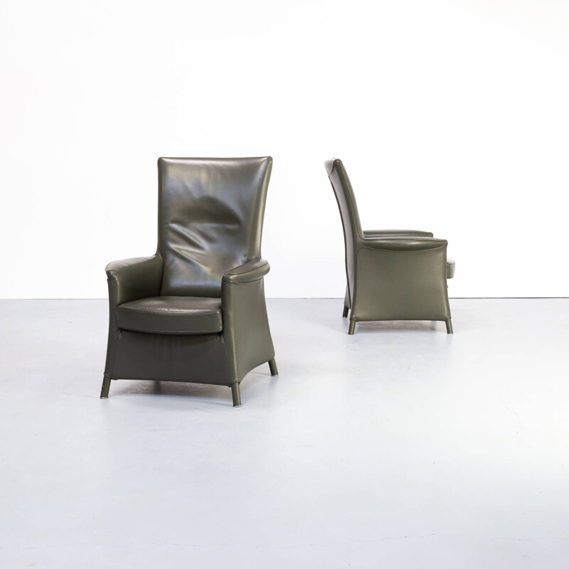 Pair of vintage Paolo Piva alta armchair for Wittmann 1990s