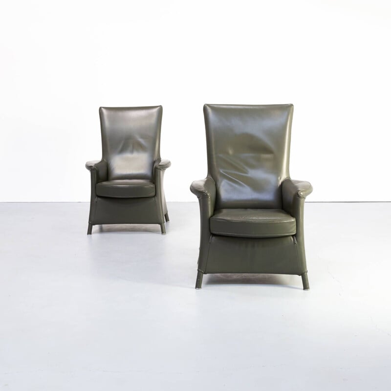 Pair of vintage Paolo Piva alta armchair for Wittmann 1990s