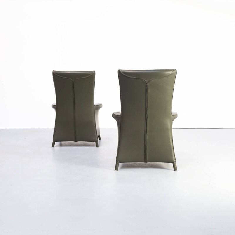 Pair of vintage Paolo Piva alta armchair for Wittmann 1990s