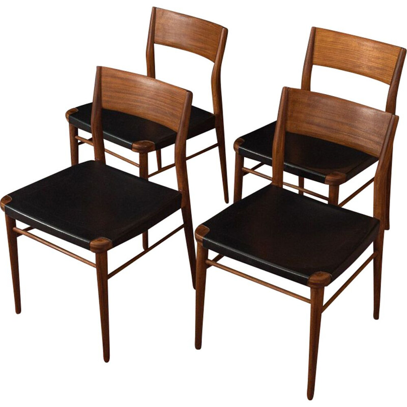 Set of 4 vintage dining chairs Wilkhahn 1950s