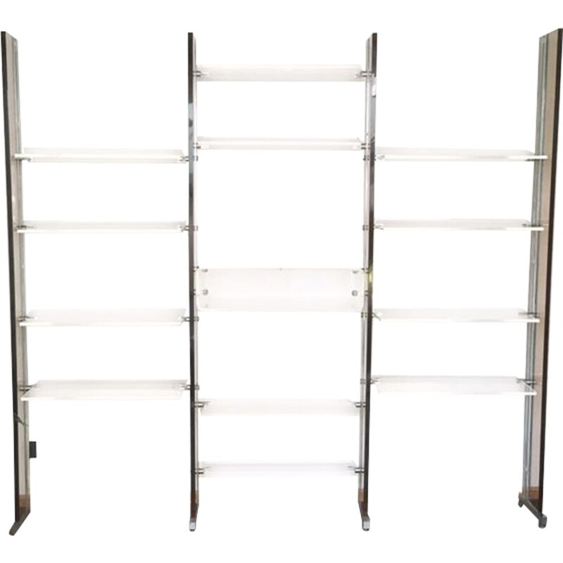 Vintage Plexiglas bookcase by Michel Dumas for Roche Bobois, France 1970