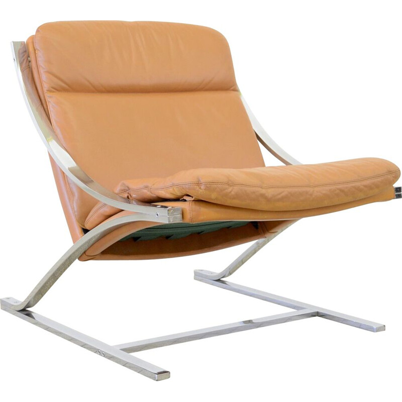 Vintage Strässle International Zeta lounge chair by Paul Tuttle 1968s