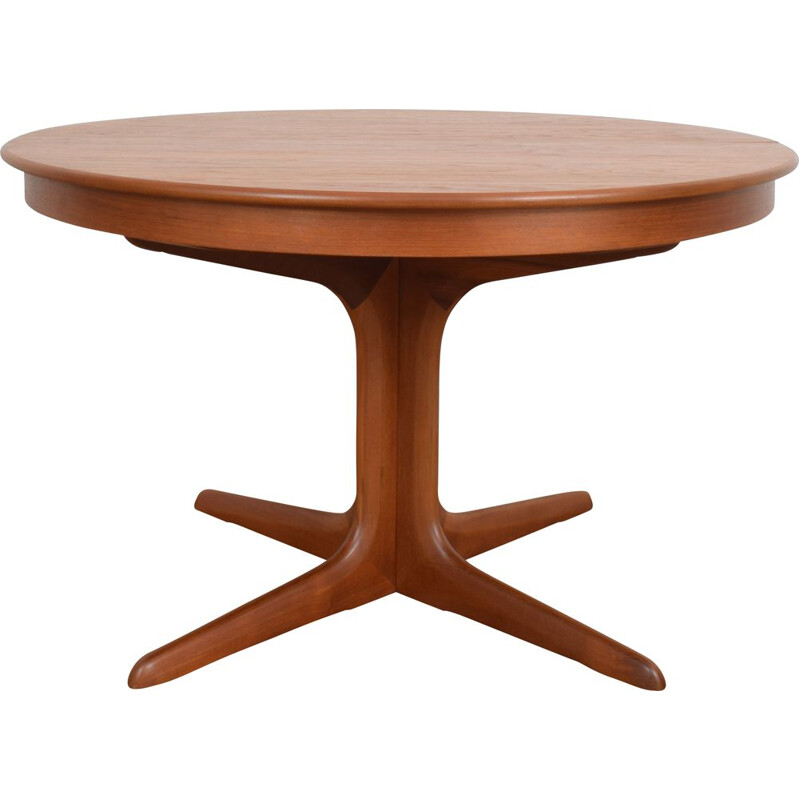 Mid-Century Teak Extendable Dining Table Danish 1960s