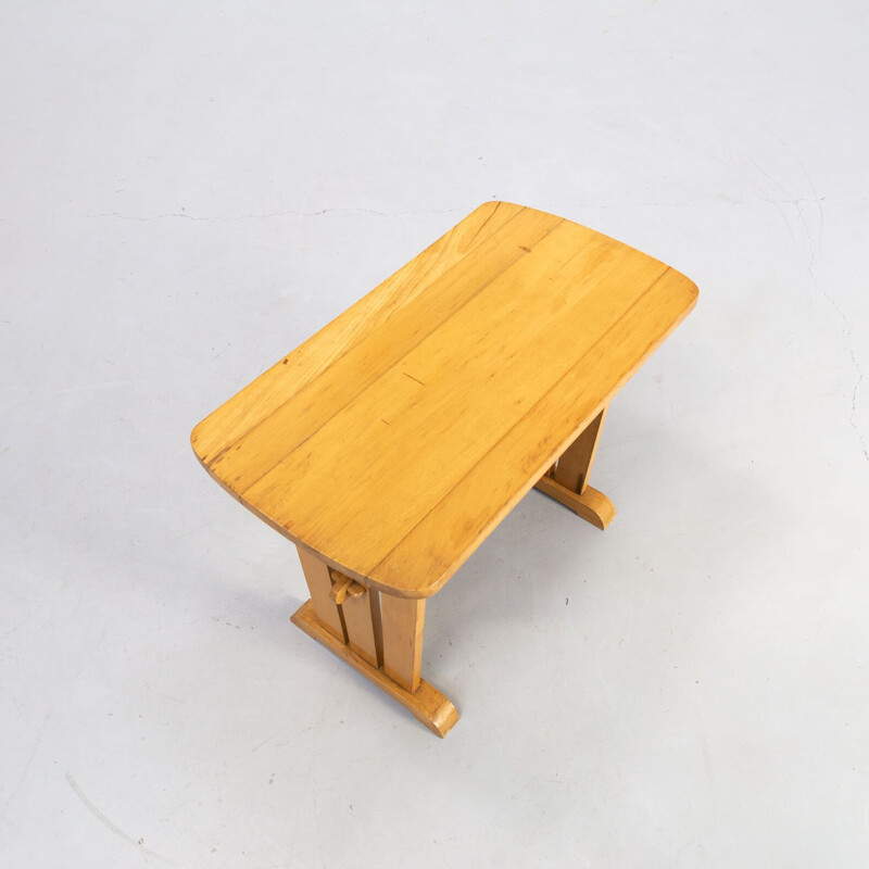 Vintage pine side table by Janni van Pelt 1960s