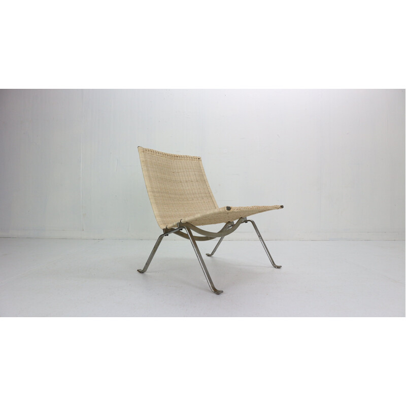 Sillón vintage Poul Kjaerholm para E. Kold Christensen Dinamarca 1956