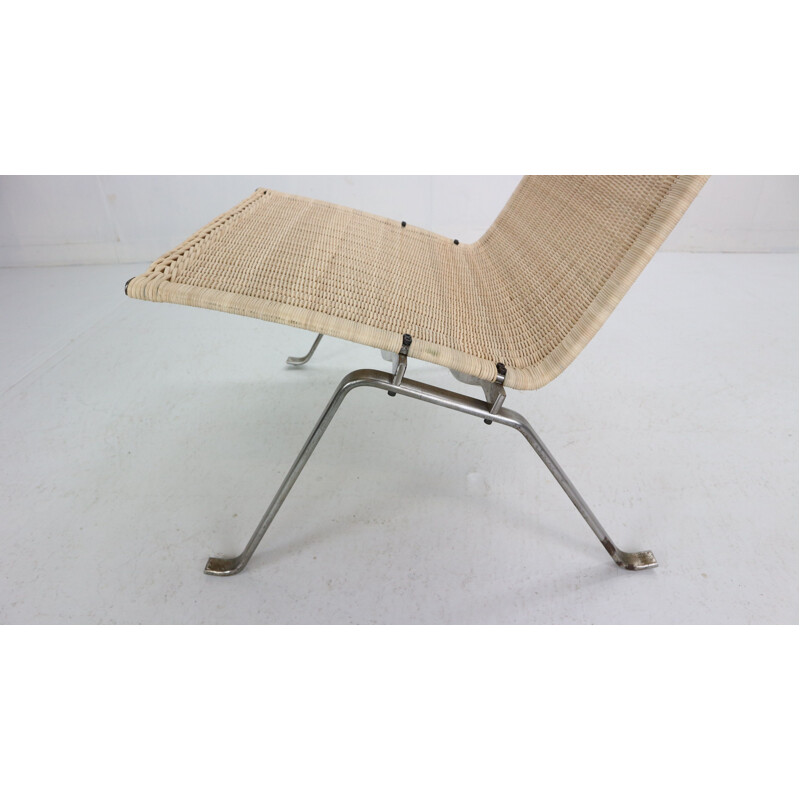 Vintage fauteuil Poul Kjaerholm voor E. Kold Christensen Denemarken 1956