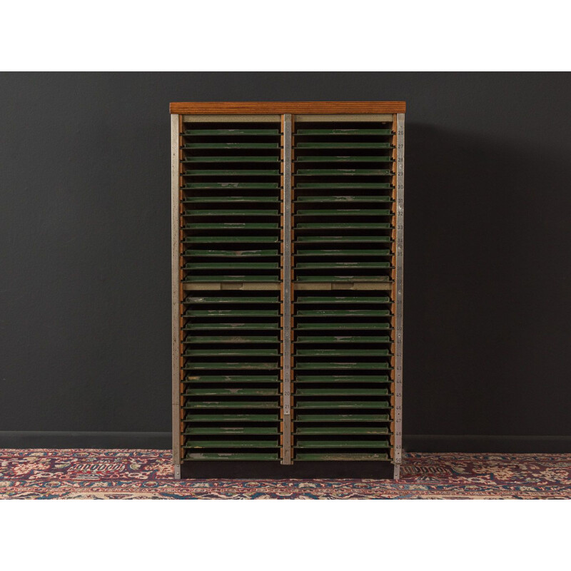 Vintage cabinet with drawers in solid board, Germany 1960