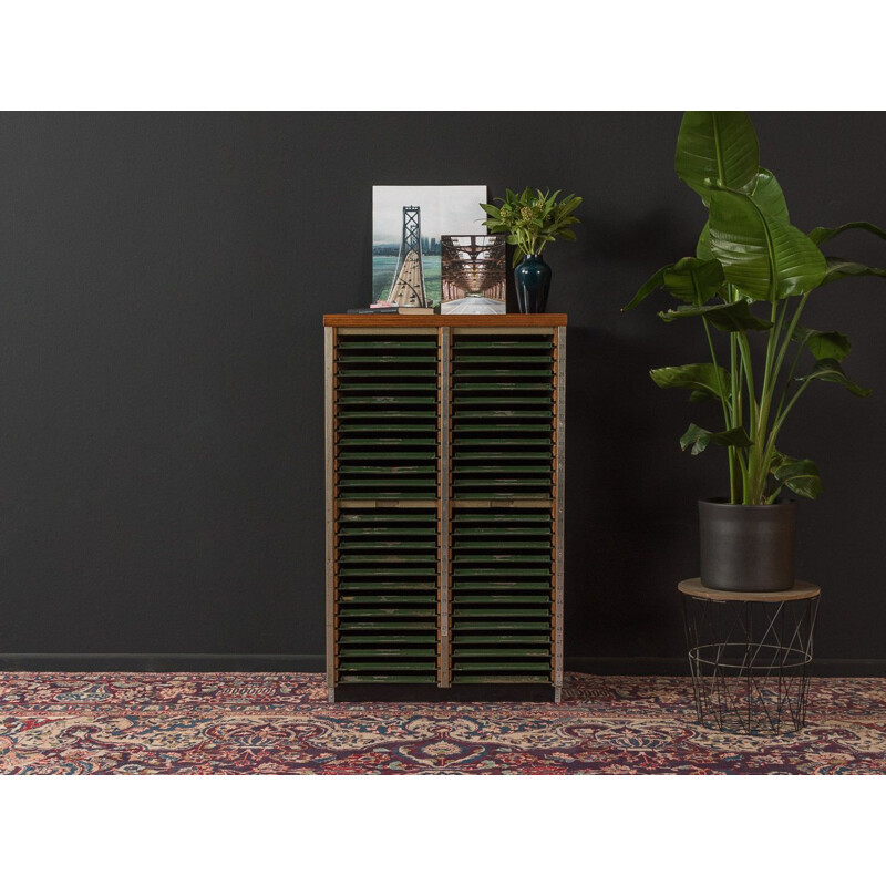 Vintage cabinet with drawers in solid board, Germany 1960