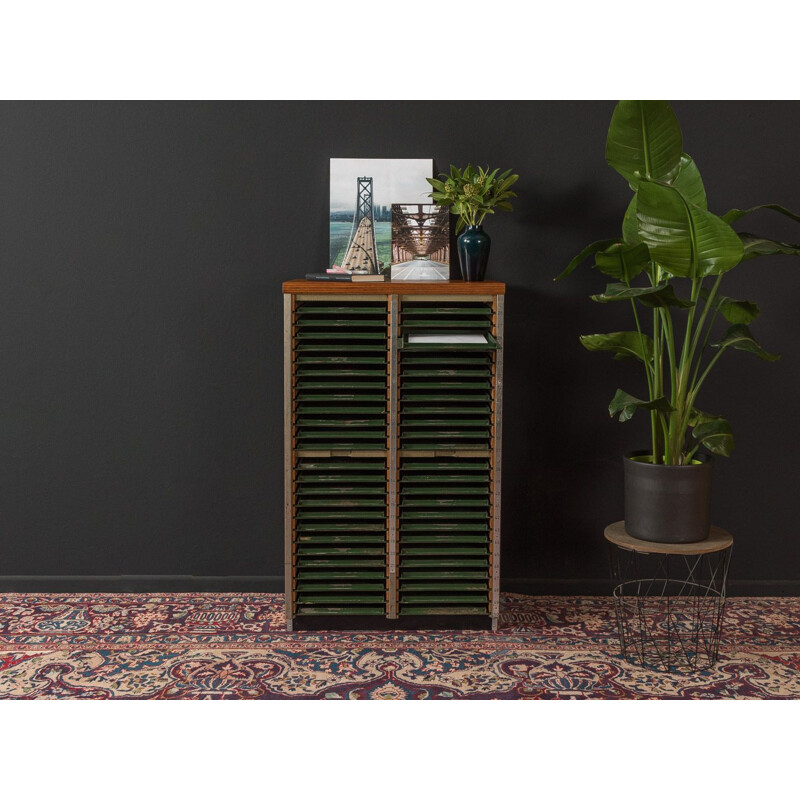 Vintage cabinet with drawers in solid board, Germany 1960