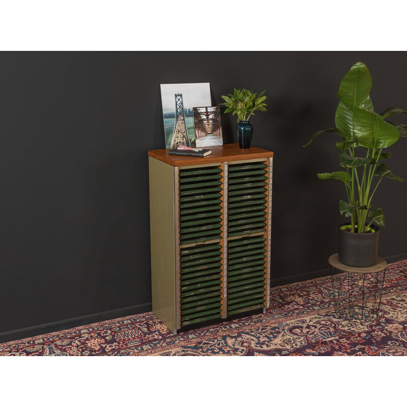 Vintage cabinet with drawers in solid board, Germany 1960