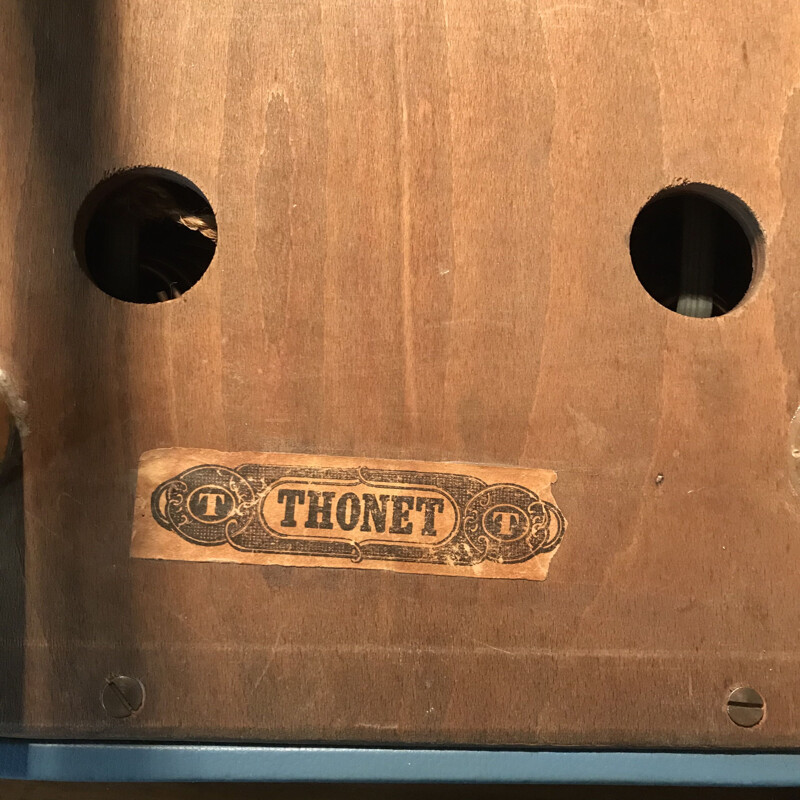 Taburete vintage modernista Thonet 1930
