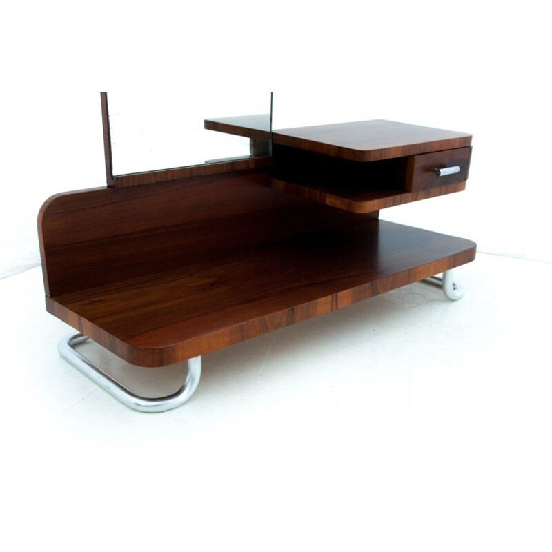 Vintage Bauhaus dressing table by Rudolf Vichr 1930s