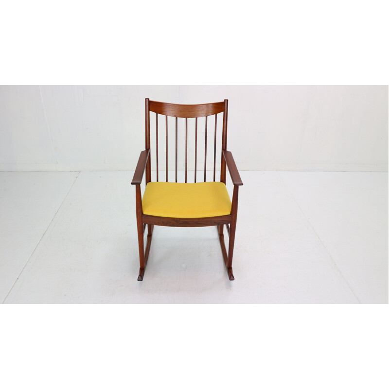 Vintage Arne Vodder Rocking Chair for Sibast Denmark 1960s