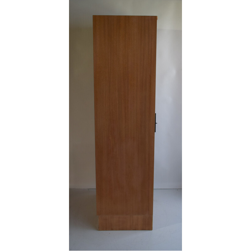 Vintage mahogany wardrobe Parisian wardrobe natural blond mahogany 1960s