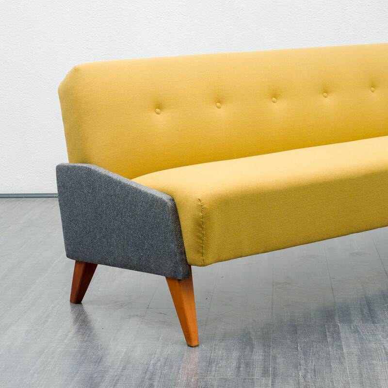 Vintage sofa daybed two-toned 1950s