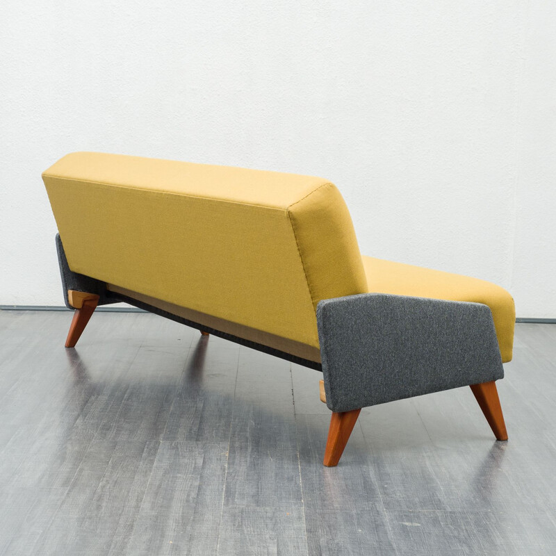 Vintage sofa daybed two-toned 1950s