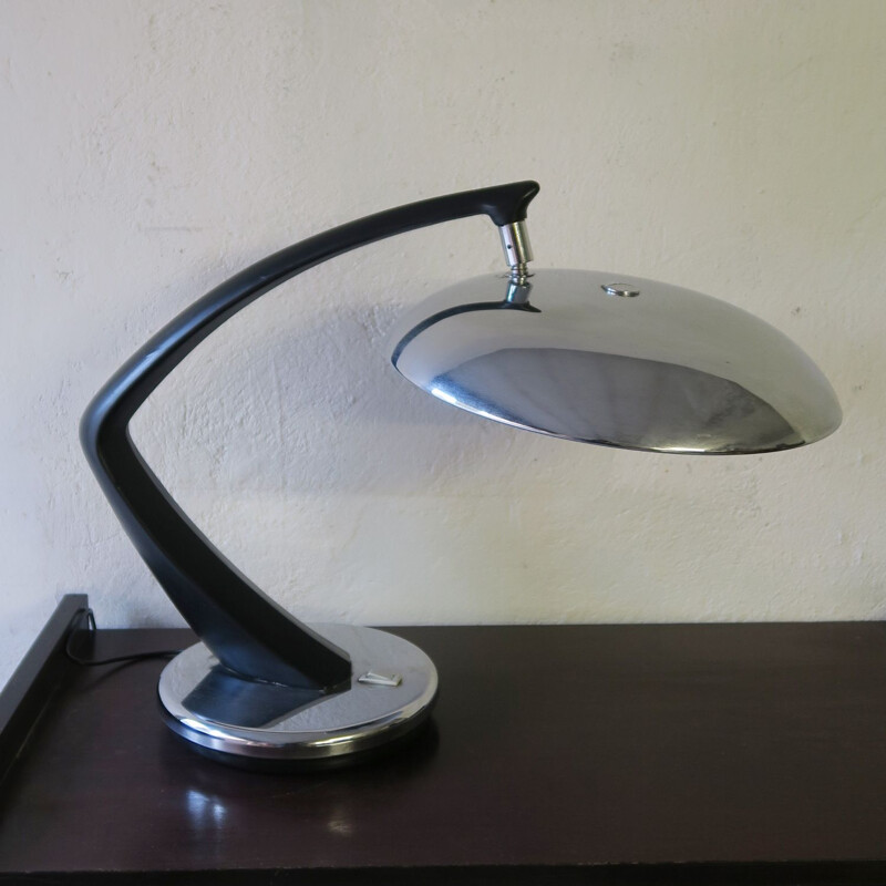 Vintage Desk Lamp Fase Boomerang 1970s