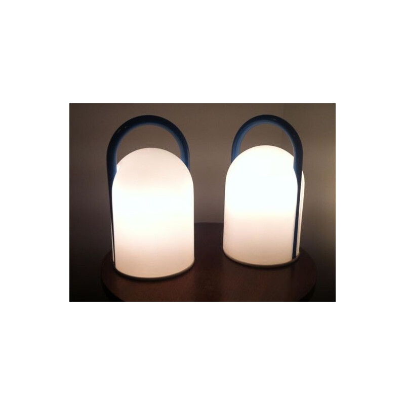 Pair of lamps "Tender" Romolo Lanciani - 80