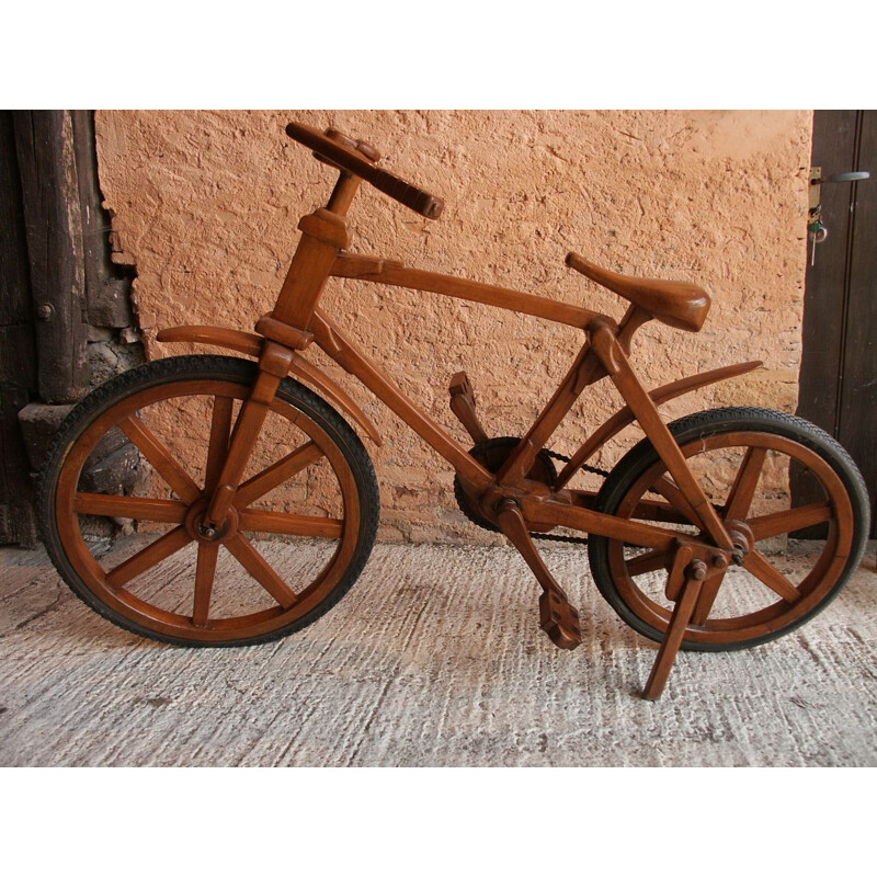 Bicicleta vintage de teca para Startek