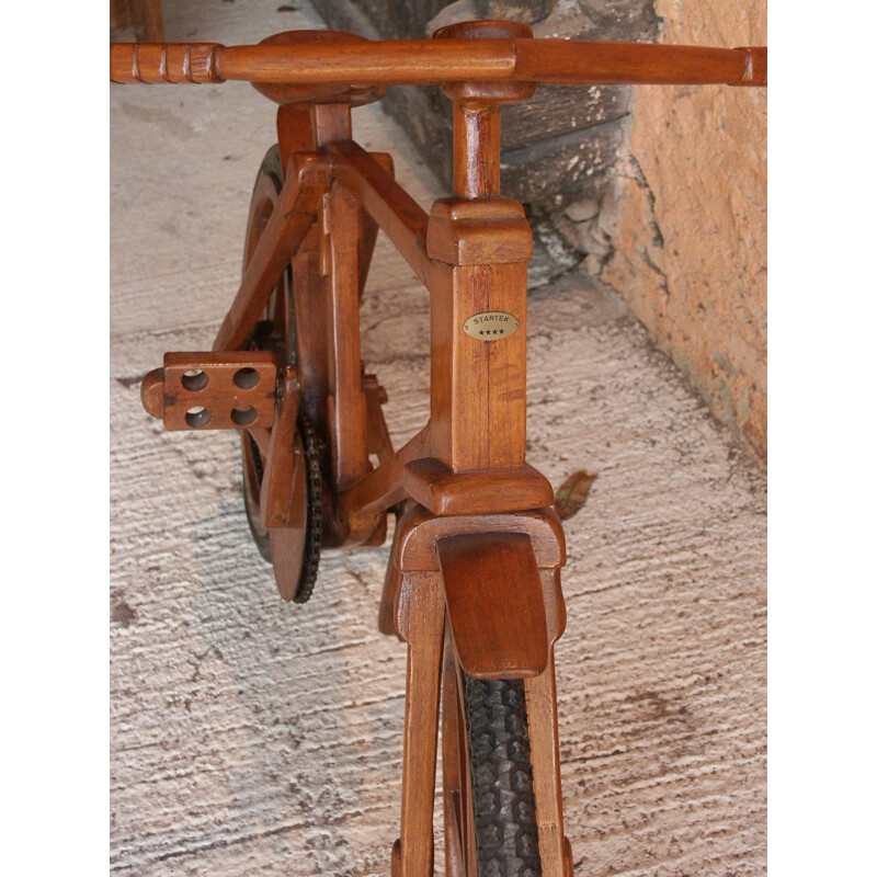 Vintage teak wood bike for Startek