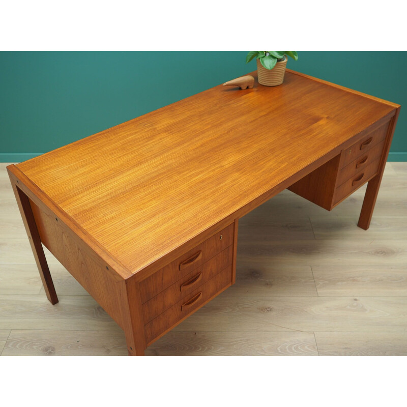 Vintage Teak desk Denmark 1970s