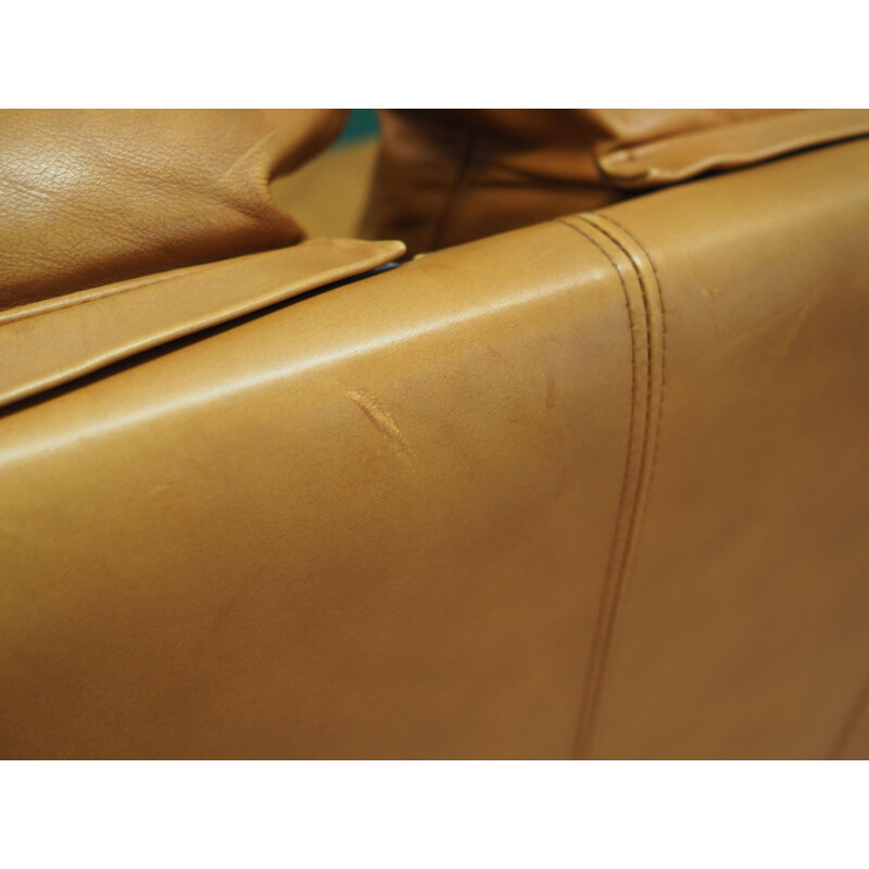 Vintage Leather sofa Denmark 1960s